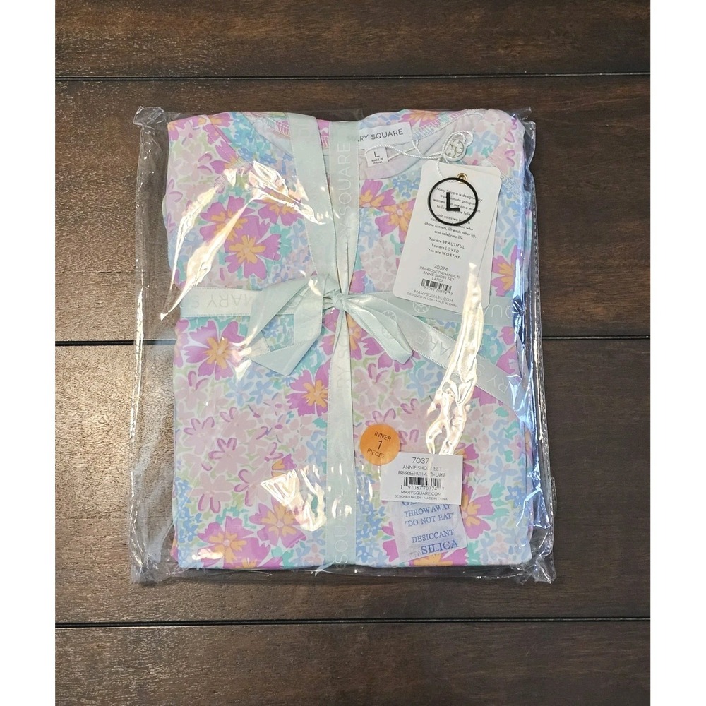 Mary‎ Square Annie Pajamas Women's Size Large Primrose Path Multicolor Short/Top - Picture 4 of 5